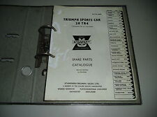 Ersatzteilkatalog Spare Parts Cataloge Triumph Sports Car 20 TR4  