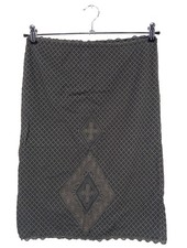 WOLFORD High Waist Rock Damen Rock Gr. DE 40 hellgrau Casual-Look