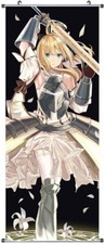 Fate Stay Night unlimited codes Rollbild / Kakemono Stoff 100x40cm | Saber Lily