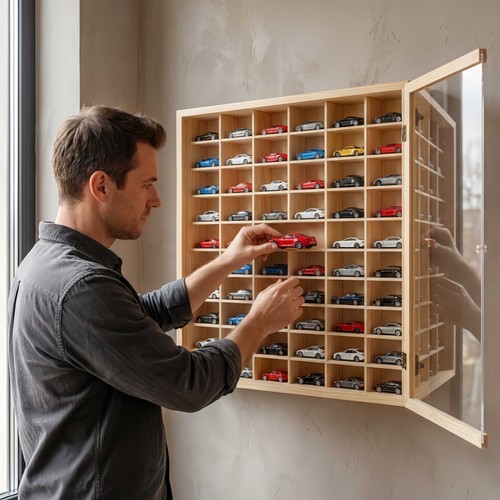 Vitrine holz regal - vitrine, holz-regal