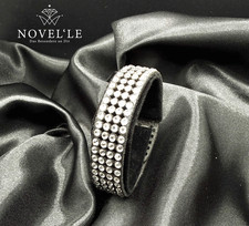 Novel-le Armband aus echtem Leder mit Swarovski Elementen für Damen Schmuck