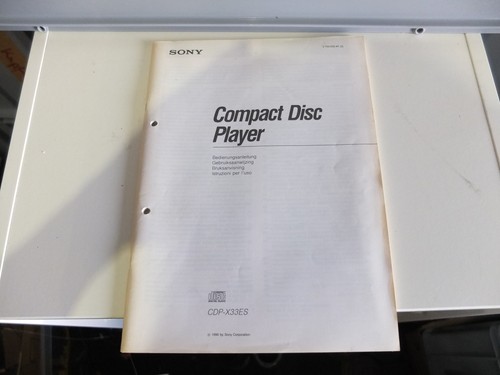 Sony cdp es - sony,