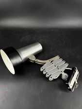 Scherenlampe 70er Jahre Design Pfäffle Leuchten Wandlampe Silber scissor lamp