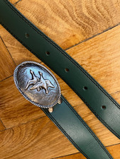 Gürtel grün Flugenten 94 cm