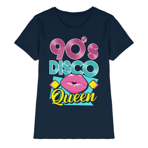 90s disco queen shirt - disco, damen