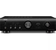 Denon PMA-720 AE hochwertiger HiFi Stereo Verstärker, Schwarz, Fernbedienung