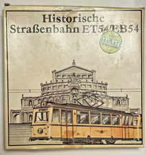 Prefo Bausatz Historische Straßenbahn ET54/EB54 DDR H0 1:87 OVP komplett Decals