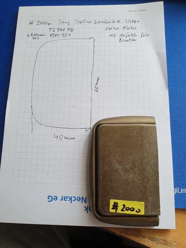 Jung topline teil wippe 961 - topline, tl