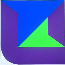 GEORG KARL PFAHLER handsigniert nummeriert datiert Siebdruck 1970 60 x 60 cm