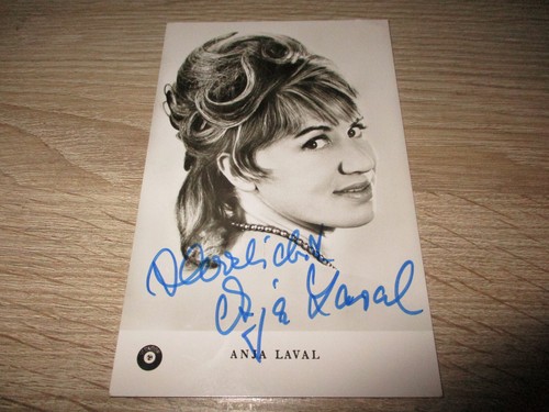 Anja laval original - laval, autogramm