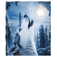 Wolf Decke Tier Wolf Wolle