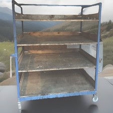 Industrie-Schwerlastregal mit Rollen – 128x80x165 cm – Neupreis 500 €