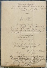 Beglaubigte Abschraft von 1860