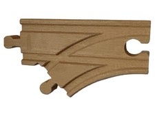 BRIO Holzeisenbahn Weiche Gleis Braun Modellbahn Holz Schiene