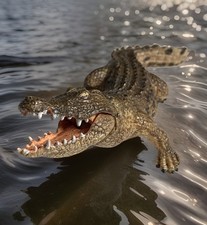 Schleich•Krokodil•Maul beweglich•Länge 18 cm•Zustand ??