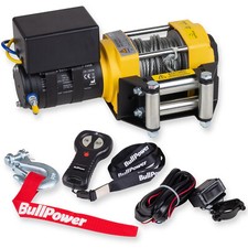 BullPower Elektrische Offroad Seilwinde Quad Elektrowinde Motorwinde 12V 1361kg
