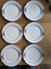 Rosenthal Classic Pearl China Grace Society 6 Kuchenteller 21,5 cm