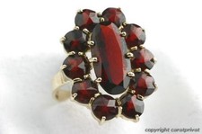 Granatring 333 8K Gelb Gold Gr