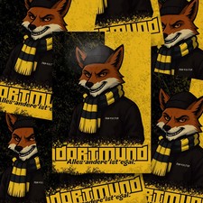 100x Dortmund Aufkleber/