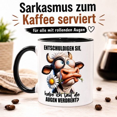 Lustige kuh tasse - lustige,