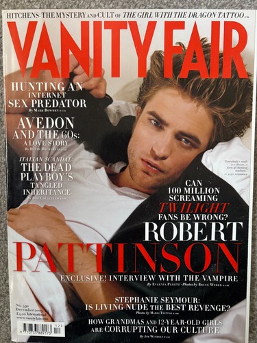 Vanity fair magazine december - vanity,