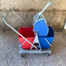 Putzwagen Wischwagen Reinigungswagen mit 2 Eimer und Presse