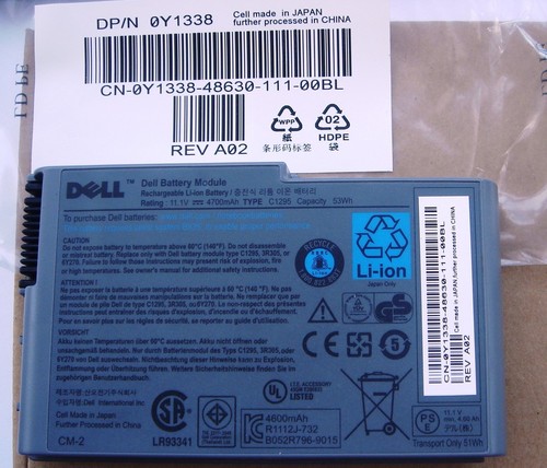 Dell c1295 akku - c1295, latitude