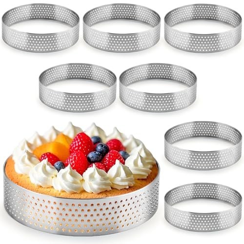 Edelstahl tartelette förmchen - edelstahl,