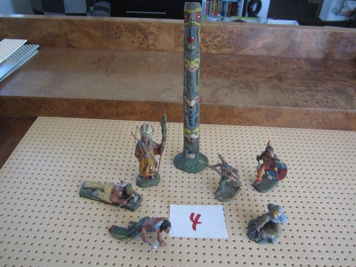Wildwest massefiguren indianer - massefiguren,