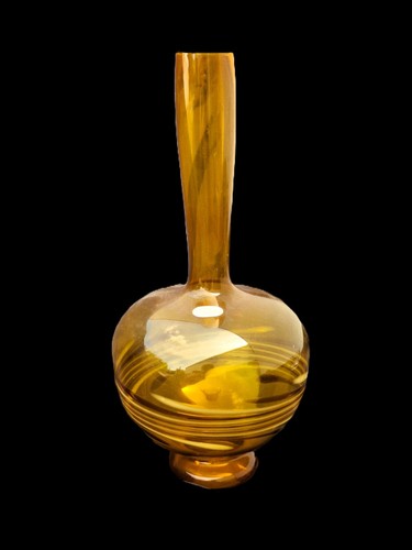 Vase glas mundgeblasen - glas,