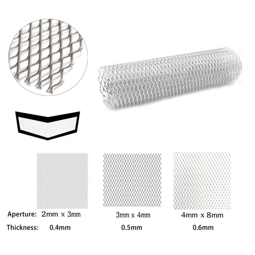 Aluminium streckmetall - aluminium, streckmetall/