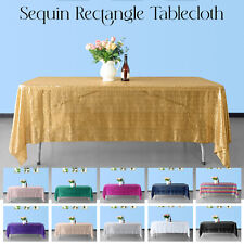 Rechteckig Tischdecke Glitzer