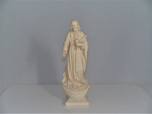 Holz geschnitzt herz jesu mit - holz,