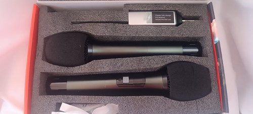Drahtloses mikrofon set uhf - set,