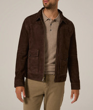 Leder Trucker Jacke für