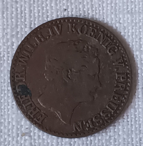 Münze preußen 2 - preußen, 1/2