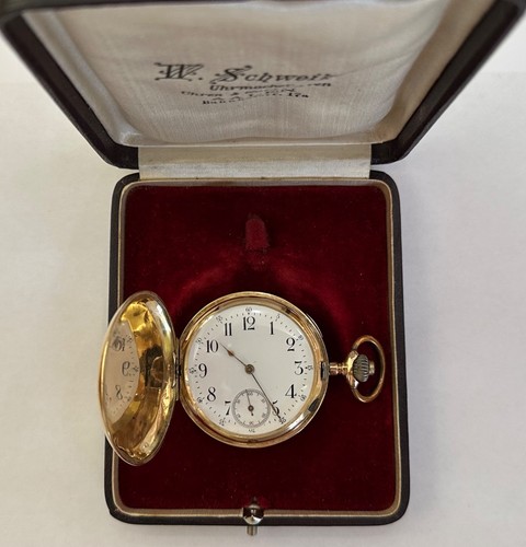 Antike taschenuhr 14k - 14k, /