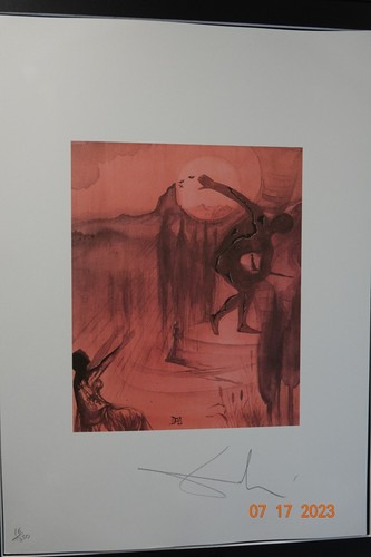 Salvador dali lithographie - salvador,
