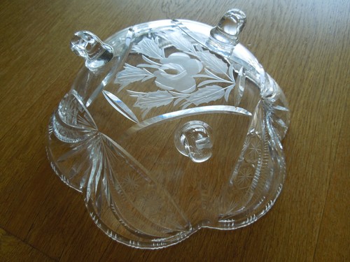 Kristall schale art deco - deco,