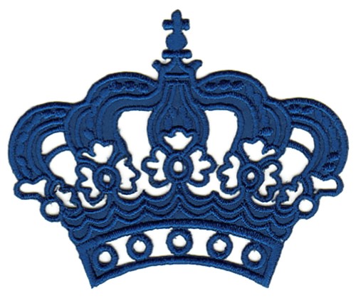 Aa76 krone blau - blau, prinzessin