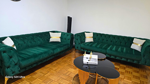 Tlg couchgarnitur samt - couchgarnitur,