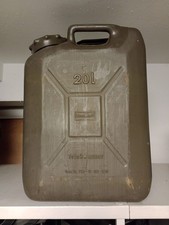 Bundeswehr Wasserkanister  20 liter, gebraucht, Besonderheit: WEITHALSKANISTER
