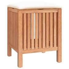 Massiver Nussbaum Badhocker