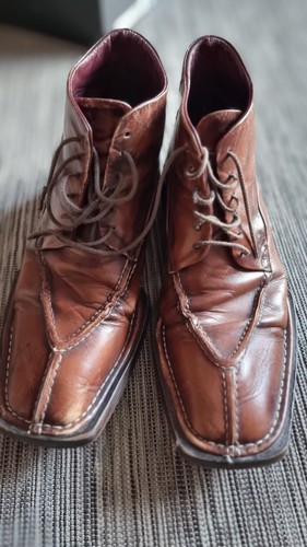 Coole retro leder stiefel 4 - coole,