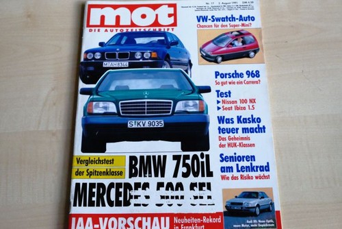 Mot 1991 bmw 750il - mot, e32