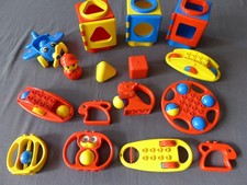 LEGO DUPLO PRIMO 16x Motorik Greifen Rassel Fühlen Tasten VINTAGE MOTORIK