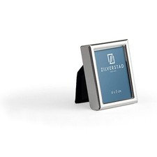 ZILVERSTAD Pass Bild Foto Rahmen Mini Portrait Metall Silber glänzend klein 4x5