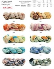 WOLLKNÄUEL MONDE MEHRFARBIG BEMALT ZUM STRICKEN UND HÄKELN 100% REINE WOLLE