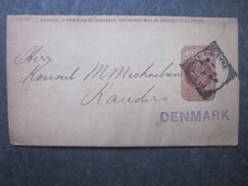 Sehr alter Briefumschlag von 1895 gestempelt - Großbritannien