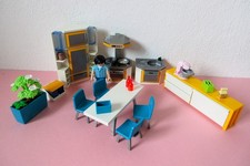 Playmobil Küche Sitzgruppe Herd Kühlschrank Figur Zubehör Modernes Wohnen